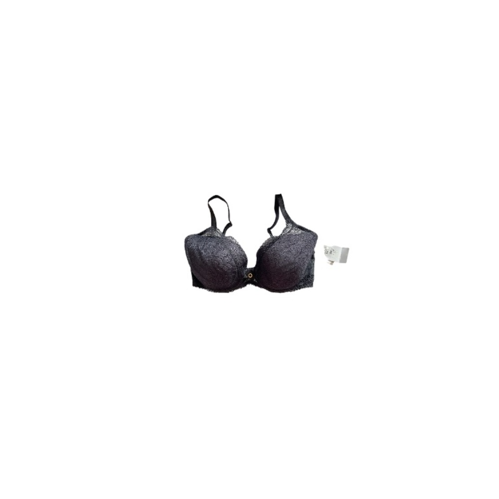 🆕 Chantelle Smoke Black Lace Underwire Bra - Women’s Size 32DDDD / DDDD32